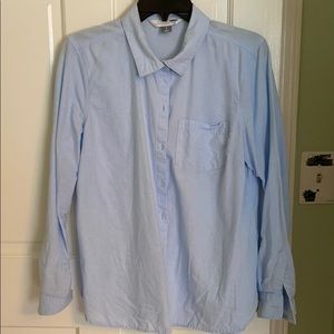 Light blue old navy button down shirt